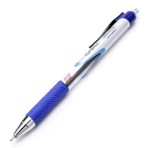 Bút bi 0.7mm Topball xanh