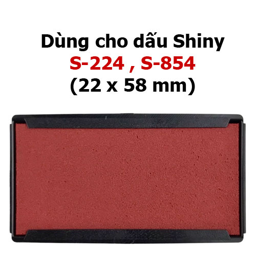 Tampon Shiny S854 S224 (S854-7) đỏ